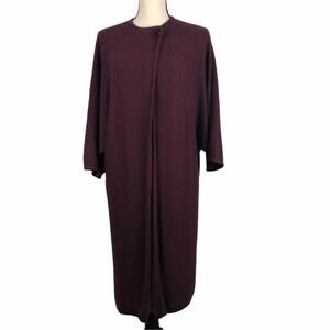 Worth NY Burgundy open sweater cardigan  Medium